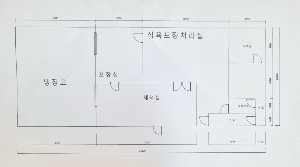 경북 칠곡군 지천면 경북 칠곡 지천 육가공 공장 냉장창고 작업장 임대 지게차출입가능 냉장고9mX9m 작업장9mX9m 월세 매물번호 15858 사진 2